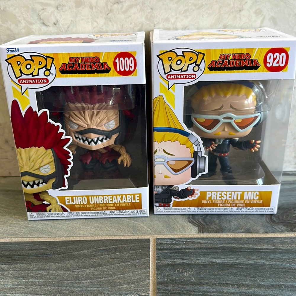 Kirishima & Present Mic funko pop in box new